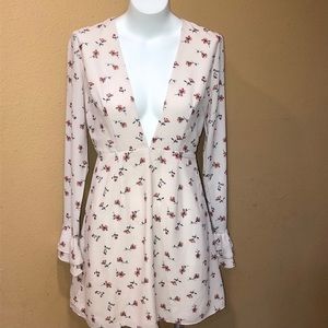 About us floral dress